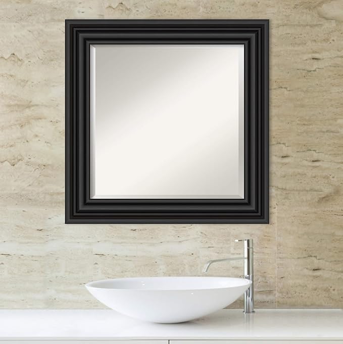 Amanti Art Black Bathroom Mirror - Image 5