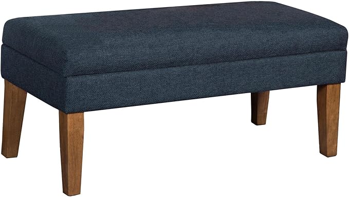 Homepop Home Decor | Upholstered Decorative Storage Ottoman Bench | Ottoman by HomePop