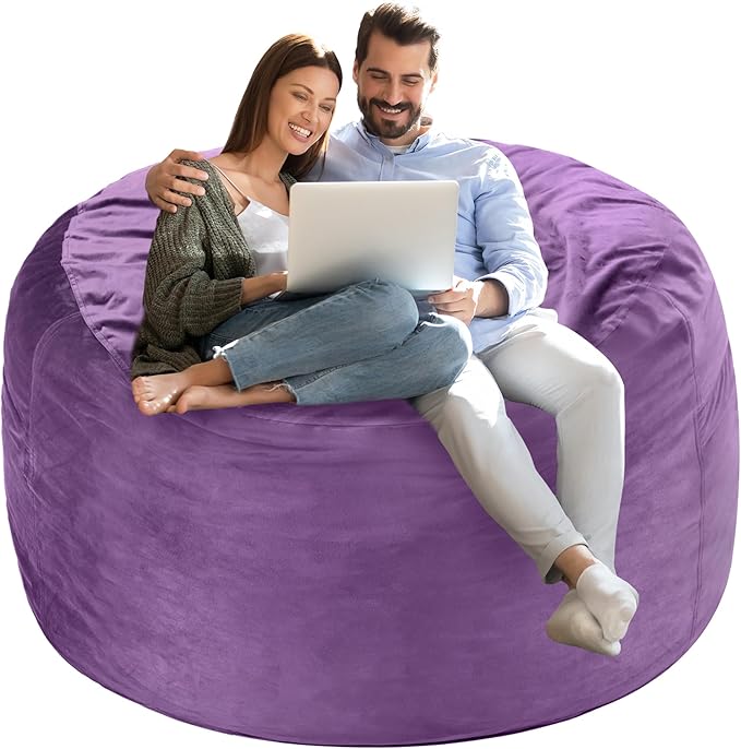 Homguava 4 FT Bean Bag Chair: 4' Bean Bags - Image 6