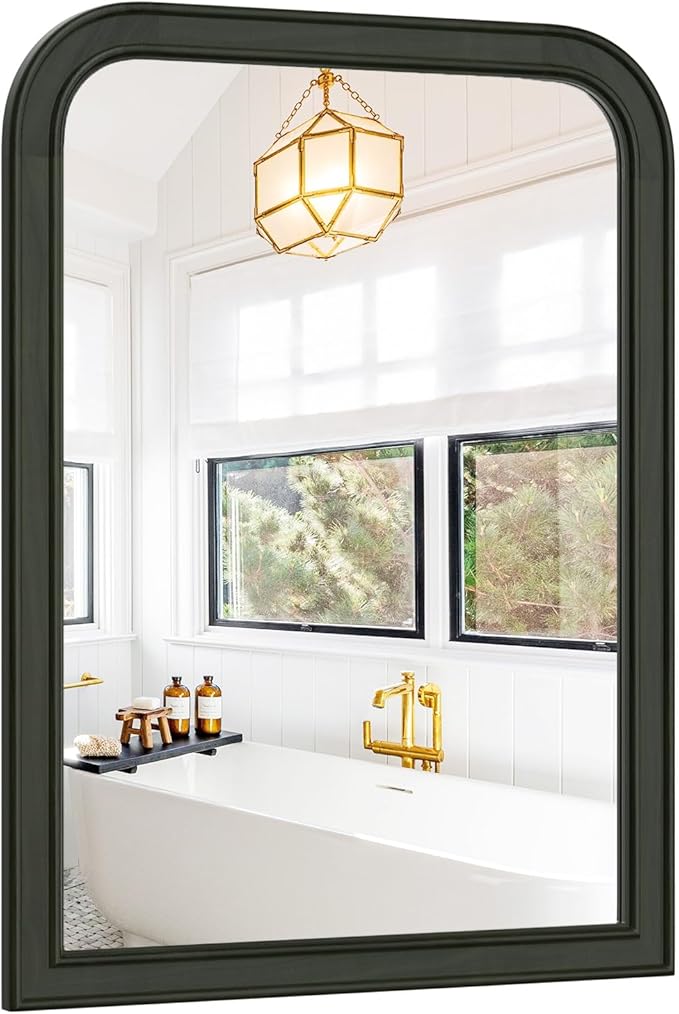 WallBeyond Wood Mirror for Wall Decor 18x24 Inch Small Bathroom Vanity - Image 8