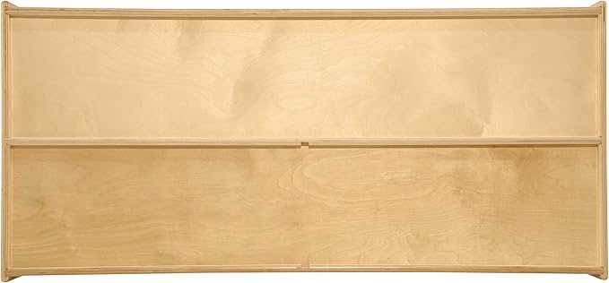 2-Shelf Kids Bookshelf & Toy Storage Organizer | 3-Section Montessori Shelves - Image 7