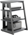FITUEYES Design 4-Tier AV Media Stand Corner Shelf Stand Wooden Corner Shelves by FITUEYES
