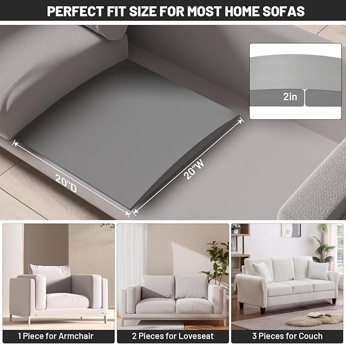 Couch Cushion Support for Sagging Seat - Image 2