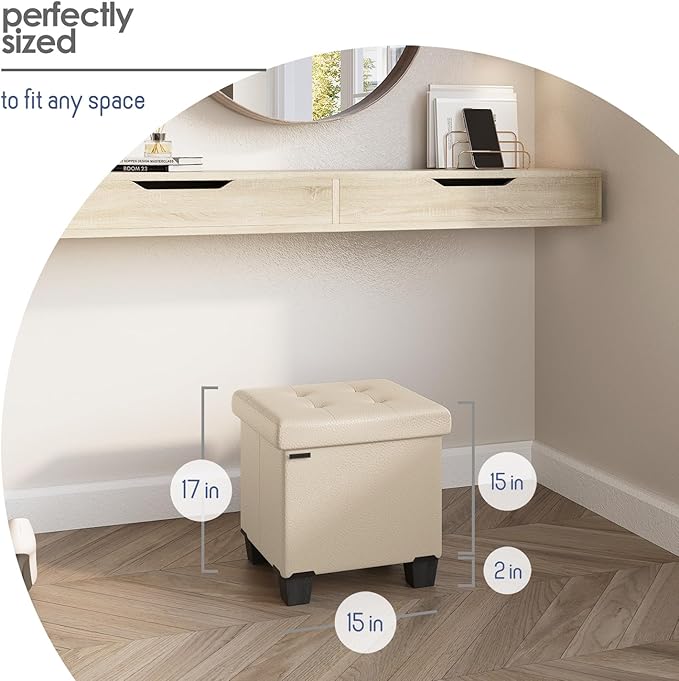 STORAGEBUD Storage Ottoman Cube - Image 8