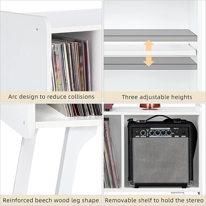Lerliuo Record Player Stand - Image 5