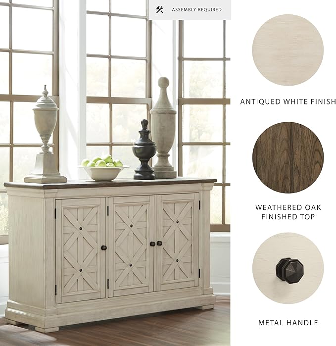 Signature Design by Ashley Bolanburg French Country Dining Room Server - Image 4