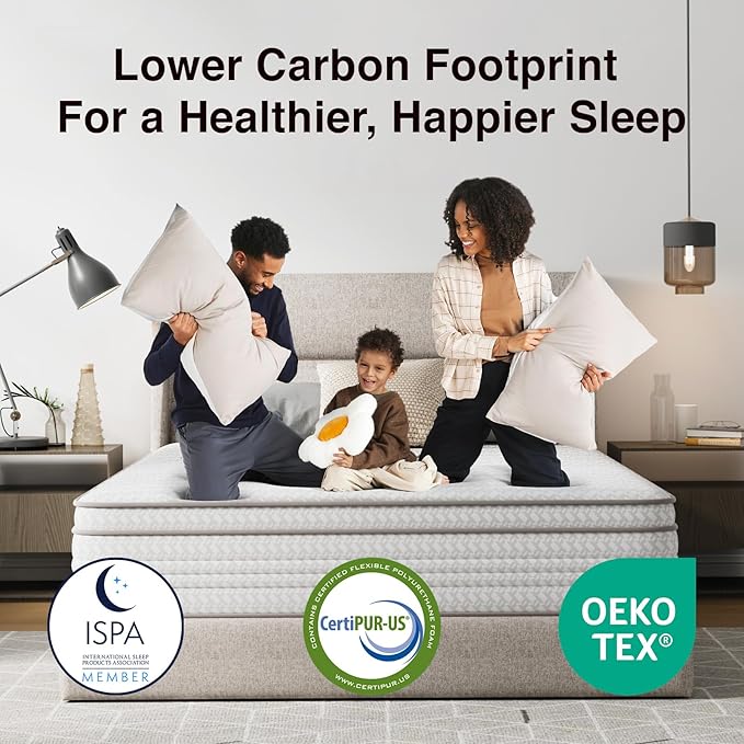 Novilla Queen Mattress, 10 Inch Queen Size Mattresses in a Box - Image 7