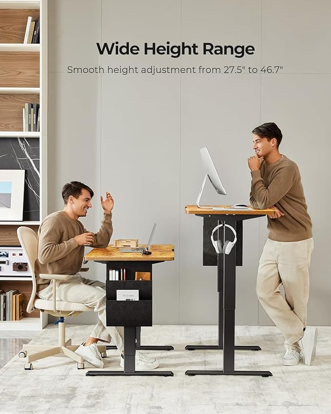 HUANUO Electric Standing Desk, 40 x 24 Inch Height Adjustable Computer Desk - Image 8