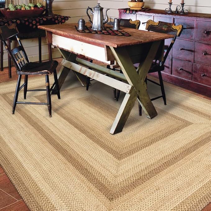 Cookie Dough Braided Area Rug 6x9' - Image 10