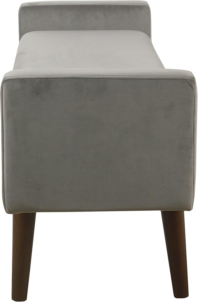 HomePop Home Decor | Upholstered Modern Velvet Storage Ottoman Bench | Ottoman - Image 6