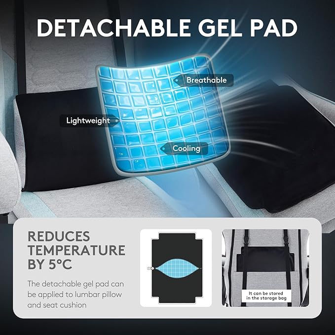 Gaming Chair Breathable Fabric, Computer Office Chair - Image 5