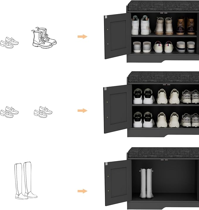 2-Tier Storage Bench, Shoe Bench - Image 7