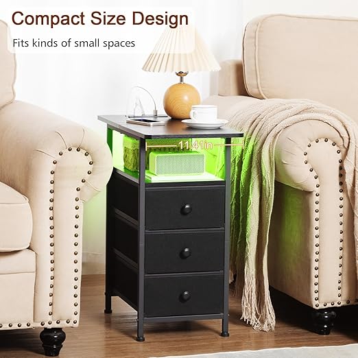 AMHANCIBLE Narrow End Table Living Room - Image 6