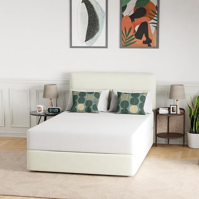 FDW | 10 Inch Full Mattress | Medium Firm | Gel Memory Foam Mattress | White | - Image 7