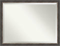 Amanti Art Brown Wall Mirror 34x44 Bark Rustic Char Narrow Rectangle Bathroom by AmantiArt