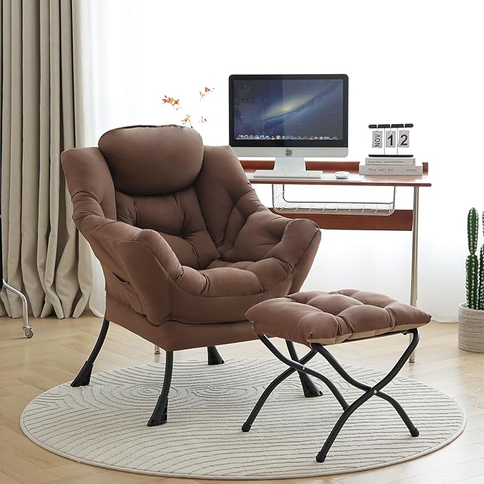 LITA Modern Accent Leisure Upholstered Sofa Chair, Contemporary Lounge Reading - Image 2