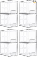 Vtopmart 8 Pack Stackable Under Sink Organizer Drawers, Baby Bottles, Cleaning by Vtopmart