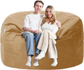5FT Bean Bag Chair with Ultra Soft Velvet Cover Bean Bag Sofa with Memory Foam by Unknown