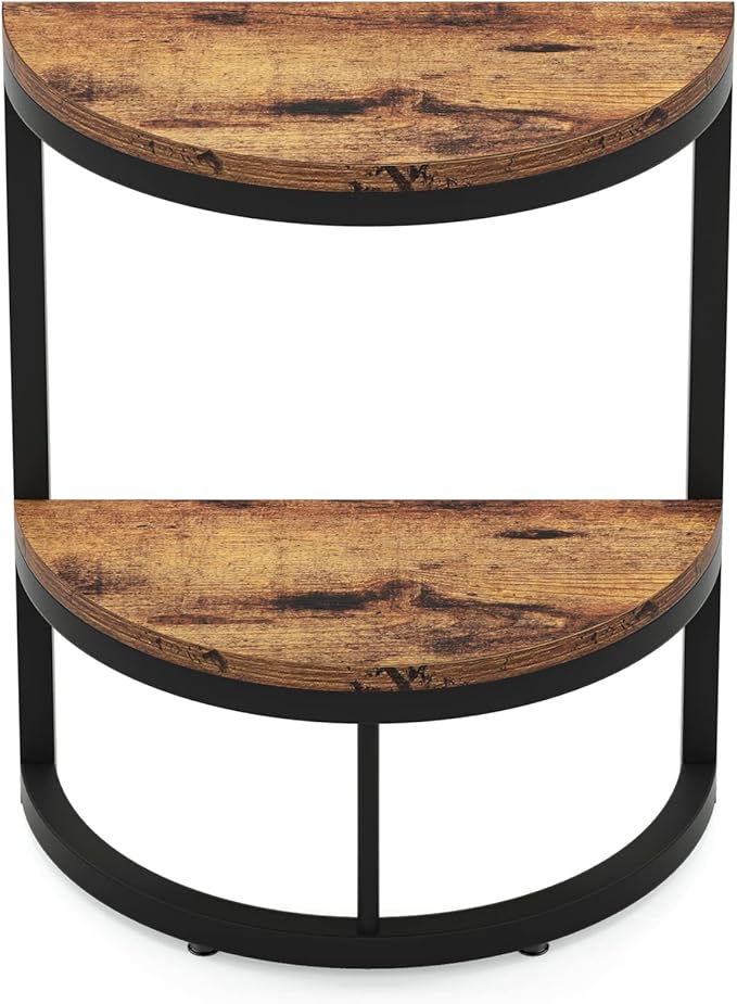 LITTLE TREE 2-Tier End Table Half Round - Image 10