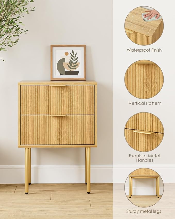 Nightstand, Morden Bedside Table - Image 4