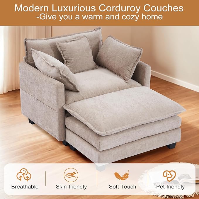 Furniliving Oversized Accent Chairs - Image 6