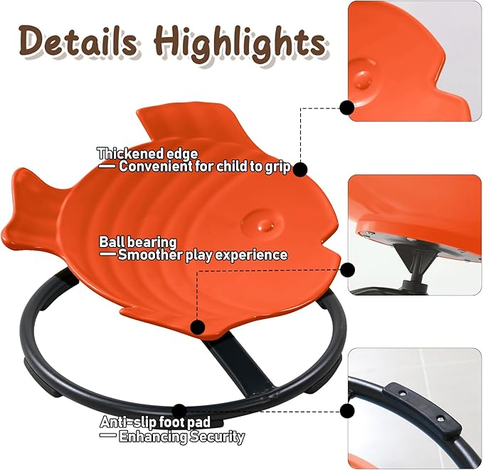 Autism Sensory Spinning Swivel Chair - Image 5