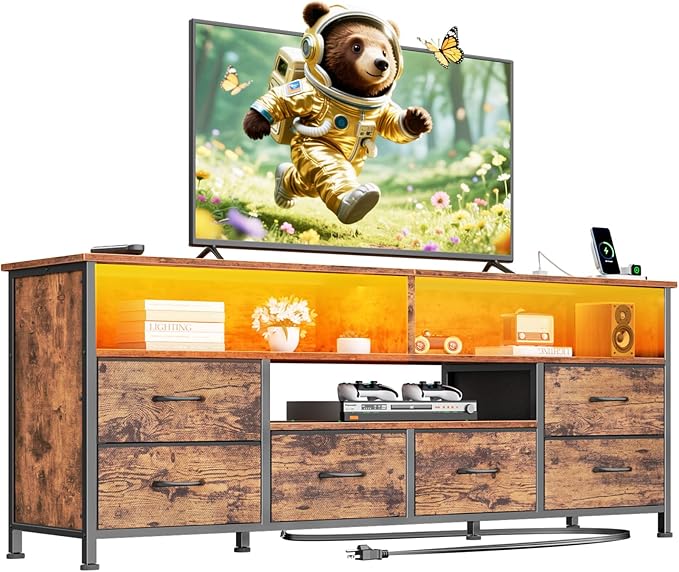 Furologee 55" LED TV Stand for Bedroom by Furologee