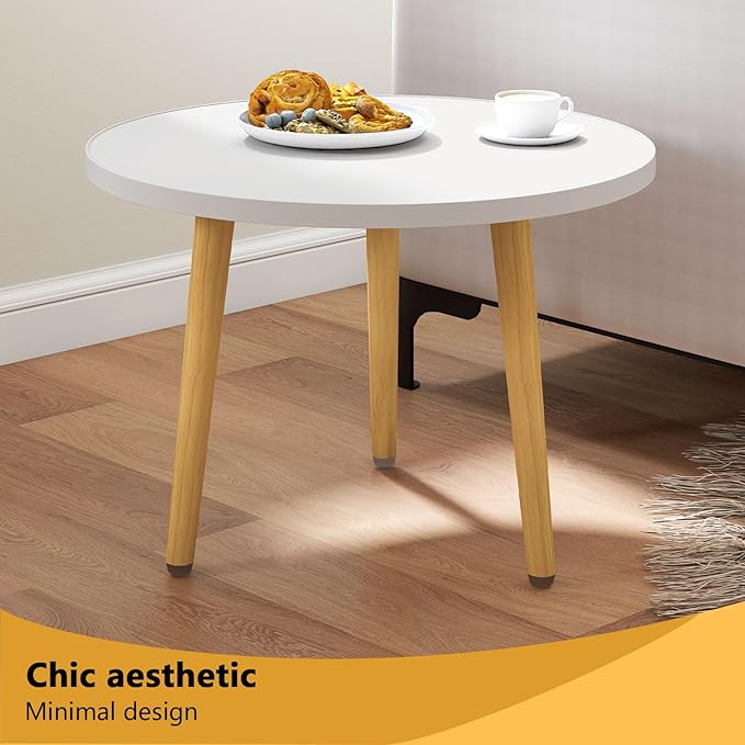 Round Coffee Table Low Table - Image 7