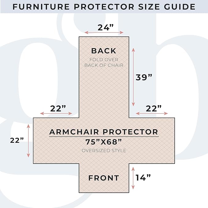 Great Bay Home Reversible Chair Cover - Image 4