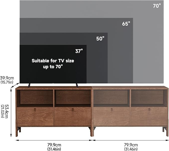 Sebastack TV Stand, Expandable Television Stand, Customizable Coffee Table - Image 4
