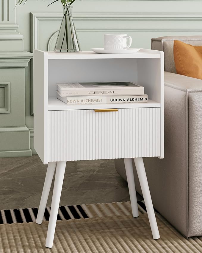Nightstand, Modern Bedside Table - Image 8