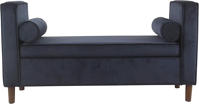 Homepop Home Decor | Upholstered Modern Storage Ottoman Bench - Image 3