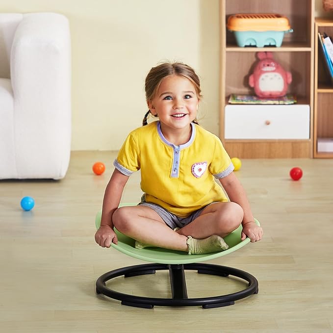 VEVOR Kids Swivel Chair, 220 LBS Capacity, Sensory Spinning Chair, Autistic - Image 2