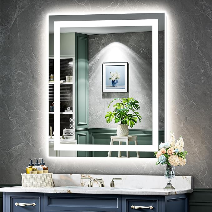 32x36 Inch LED Bathroom Mirror by YEELAIT