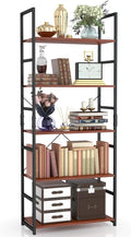 NUMENN 5 Tier Bookshelf, Tall Bookcase Shelf Storage Organizer, Modern Book by NUMENN