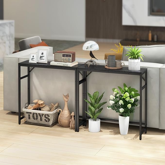 Narrow Console Table for Entryway, 29.5” Entryway Table - Image 6