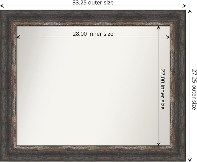 Amanti Art Bronze Bathroom Mirror - Image 4