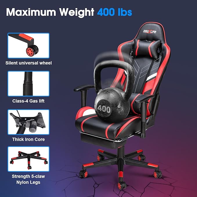 Massage Gaming Chair 7-Point, Office Chair - Image 6