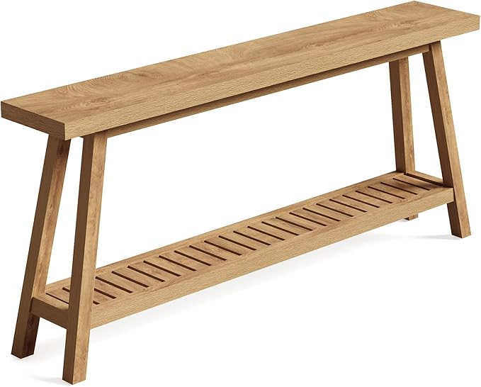 LITTLE TREE 70.9 Inches Extra Long Console Table - Image 9