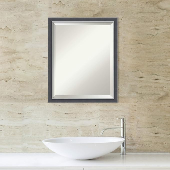Amanti Art Black Bathroom Mirror - Image 5