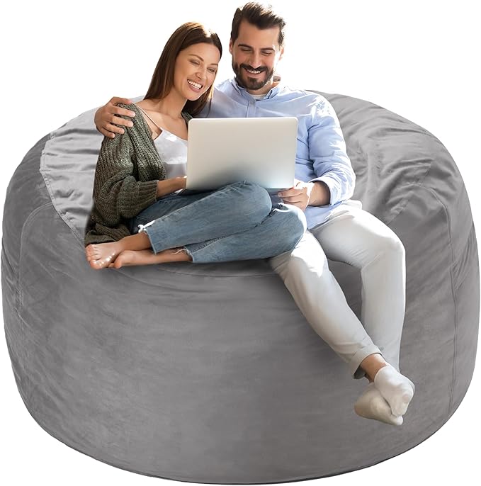 Homguava 4 FT Bean Bag Chair: 4' Bean Bags - Image 6