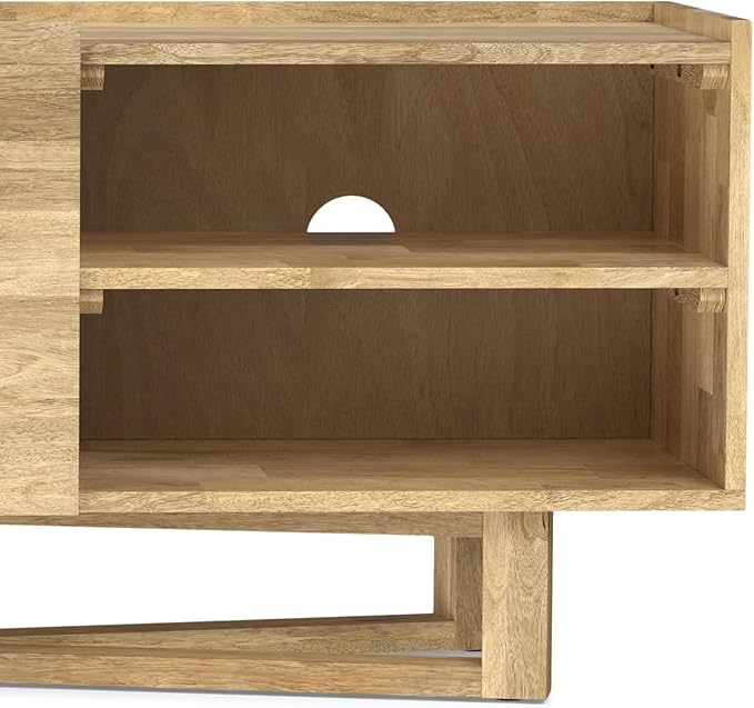SIMPLIHOME Harrow Solid Mango Wood 60 inch Wide Contemporary Modern TV Media - Image 8