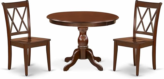 East West Furniture HBCL3-MAH-W 3 Piece Dinette Set by EastWestFurniture