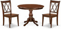 East West Furniture HBCL3-MAH-W 3 Piece Dinette Set by EastWestFurniture