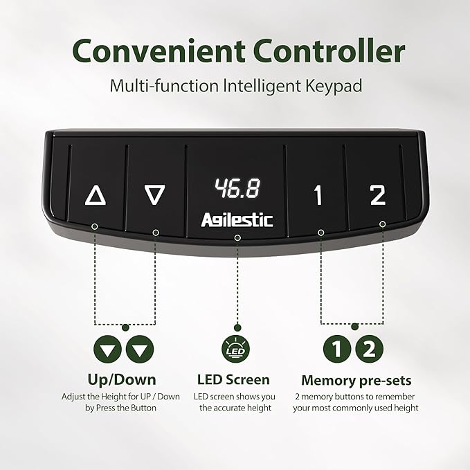 Agilestic Electric Standing Desk - Image 9