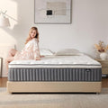 Queen Size Mattress 12 Inch, Hybrid Memory Foam Mattress by Unknown