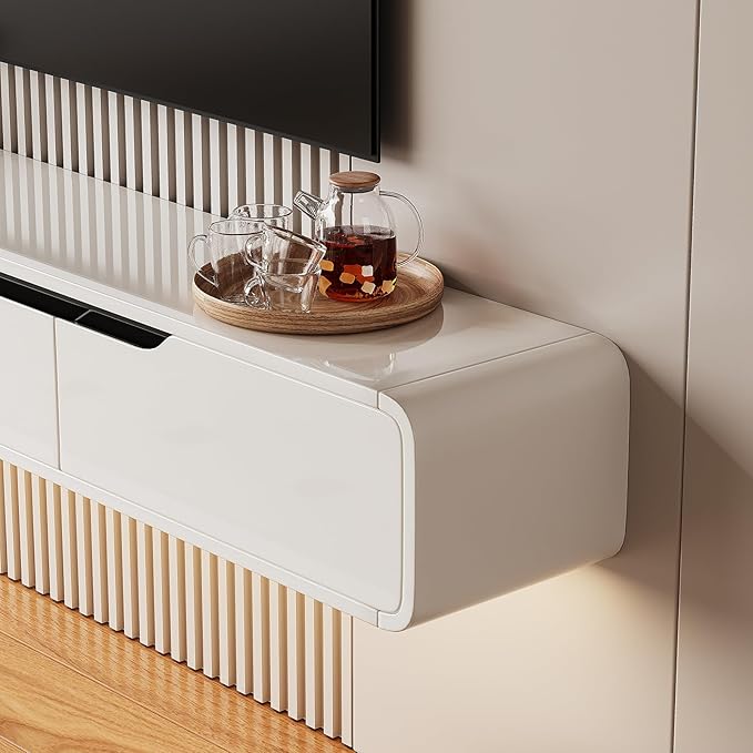 High Gloss Floating TV Stand - Image 5