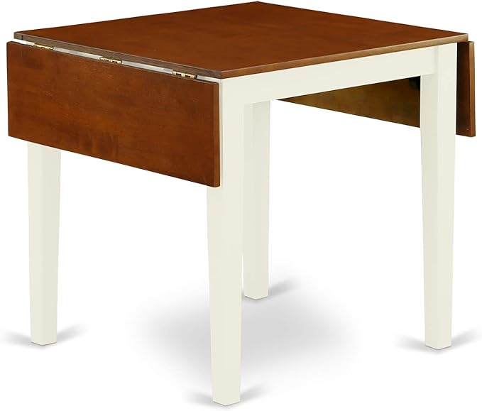 East West Furniture NDAV5-WHI-W 5 Piece Kitchen Table & Chairs Set Includes a - Image 7