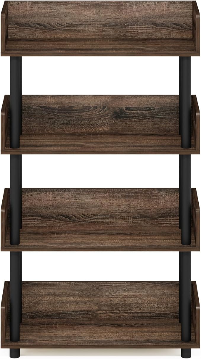 Furinno Turn-N-Tube 4-Tier Multipurposes Display Rack, Open Shelf Rack/Storage - Image 6