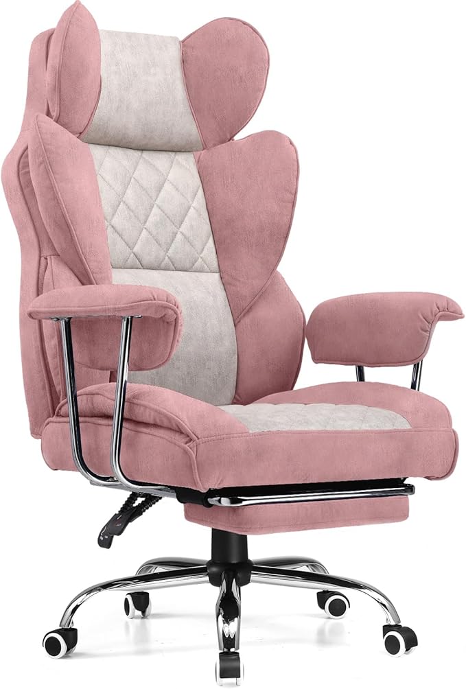 COMHOMA Big and Tall Office Chair, High Back Leather Gaming Chair by ComHoma